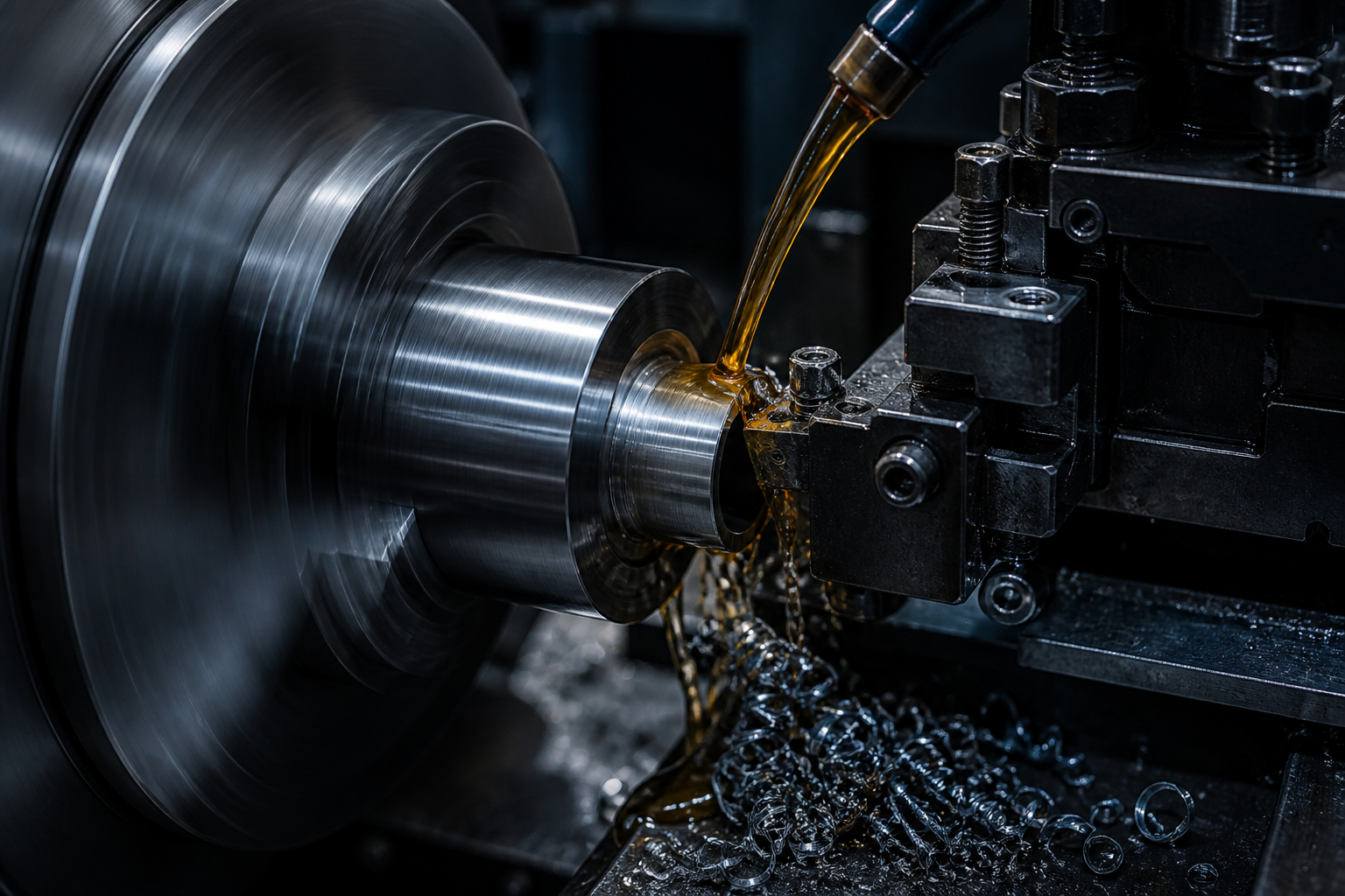 Industrial bearing protected with lubricating grease