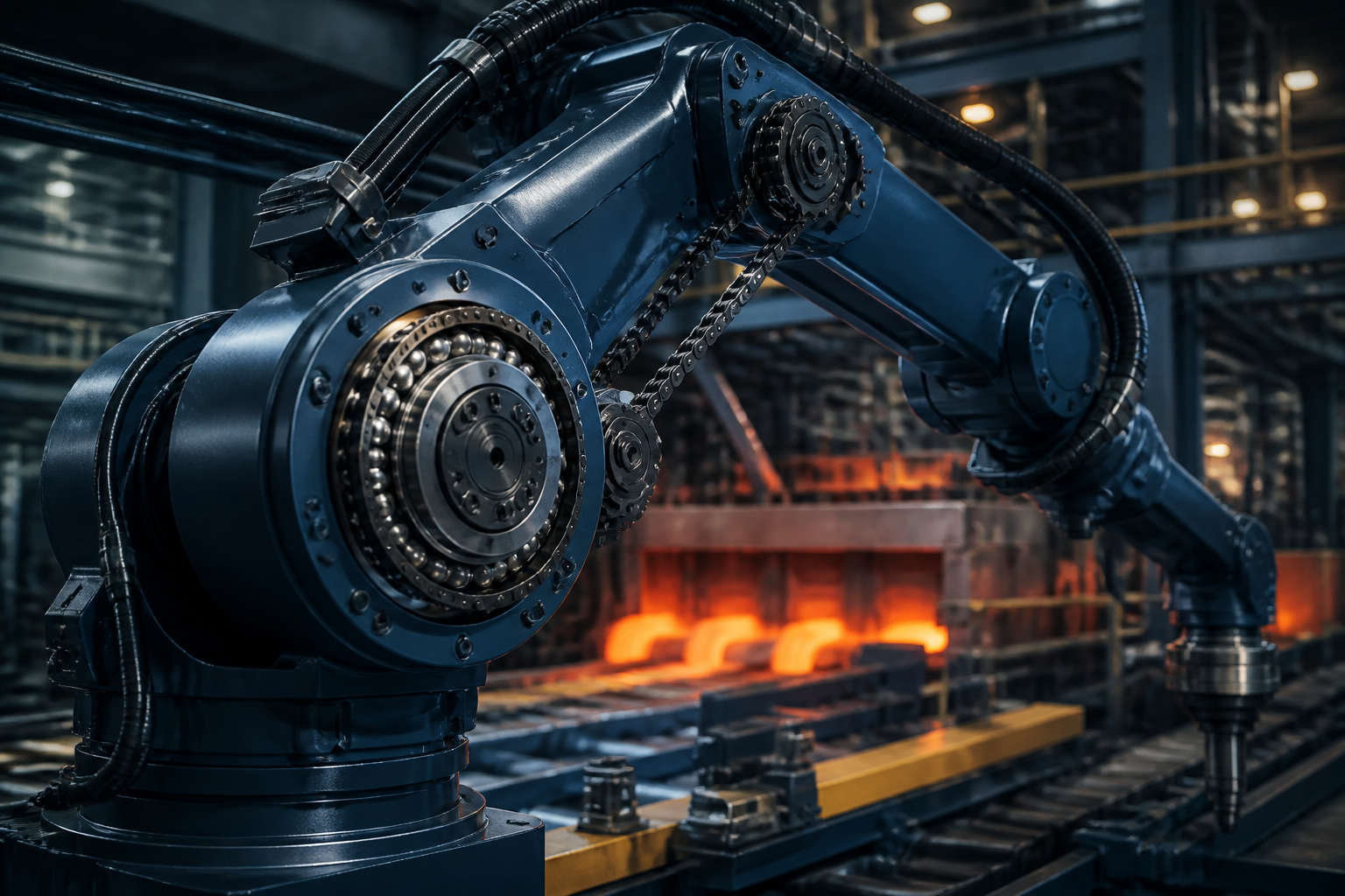 Precision robotic manufacturing joint and bearings
